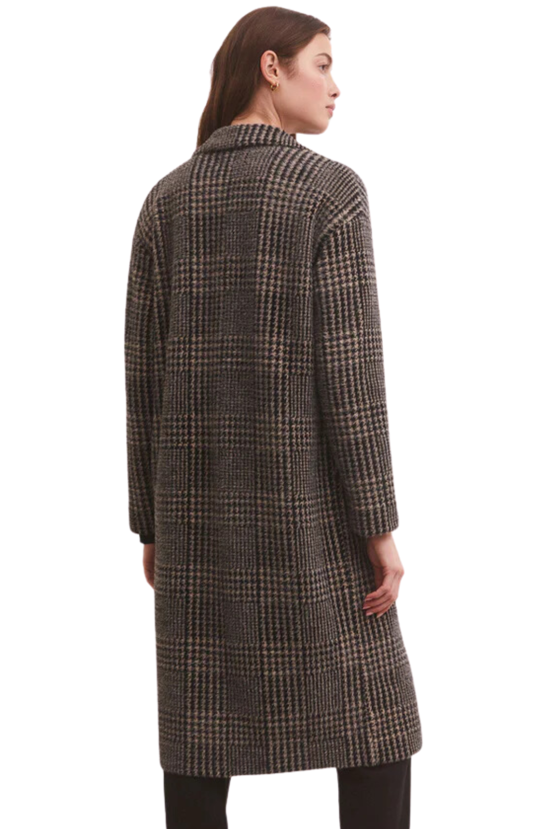 Dkny plaid woven walker 2025 coat