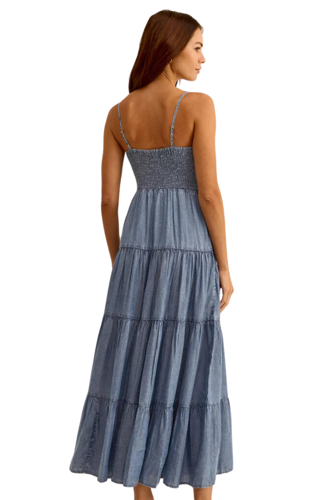 z supply balos chambray midi dress Z Supply Balos Chambray Midi Dress