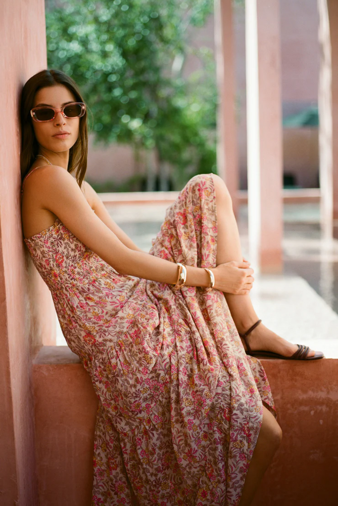 balos lima floral maxi dress Balos Lima Floral Midi Dress | Z Supply