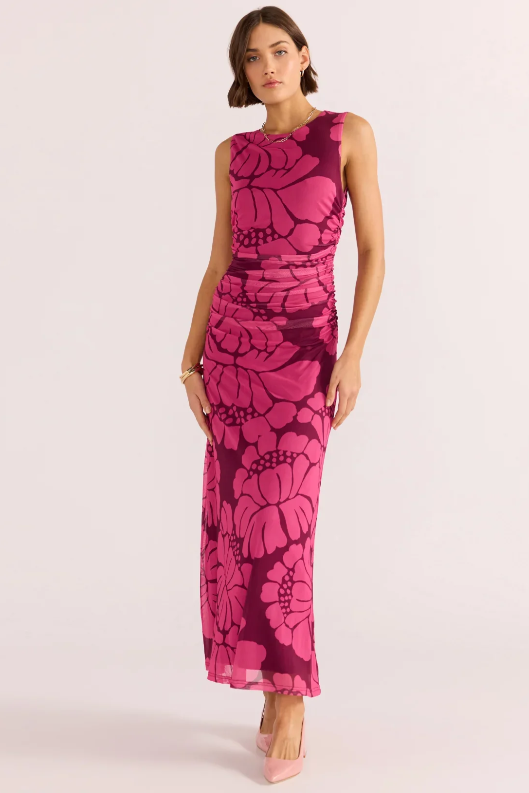 persephone mesh midi dress Persephone Mesh Midi Dress