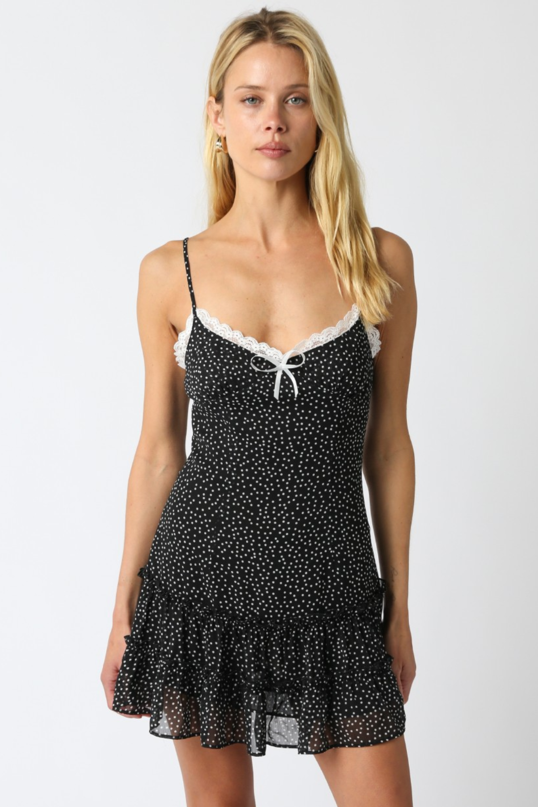 ANDRÉSD ／アンドレスド flocky dot pants dress M flocky dot pants dress | ANDRESD