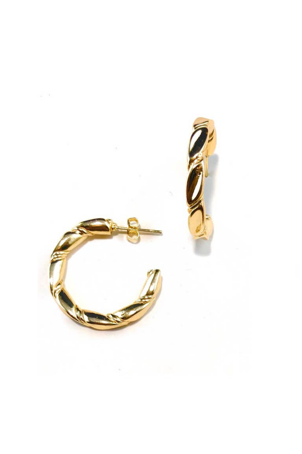 Tay Twisted Hoops