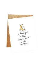 Load image into Gallery viewer, Mom Moon Back Card
