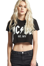 Load image into Gallery viewer, AC/DC Crop Tee
