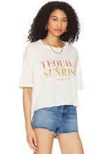 Load image into Gallery viewer, Tequila Sunrise Crop Tee
