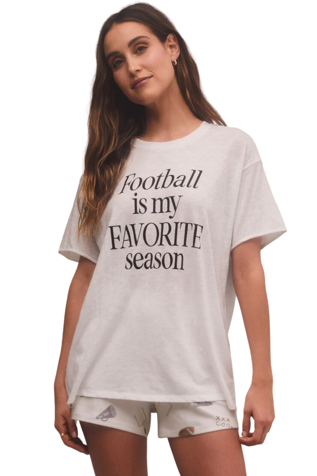 Boyfriend Footbal Tee
