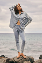 Load image into Gallery viewer, Slim Fit Knit Denim Jogger
