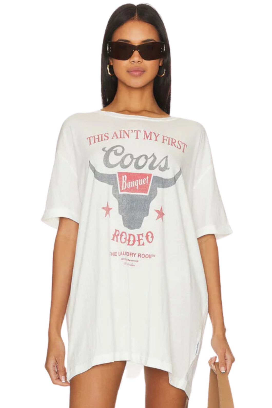 Ain't My First Coors Rodeo Oversized Tee